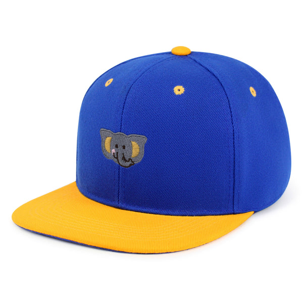 Elephant Snapback Hat Embroidered Hip-Hop Baseball Cap Zoo