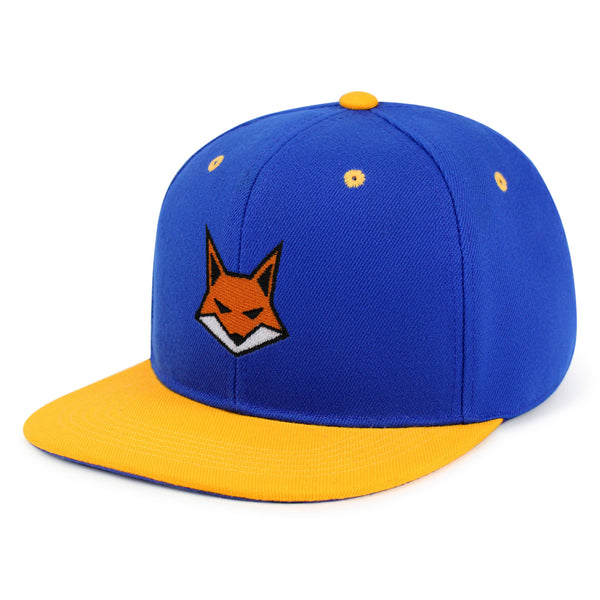 Fox Face Snapback Hat Embroidered Hip-Hop Baseball Cap Wild Animal