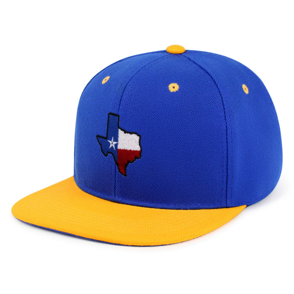 Texas Snapback Hat Embroidered Hip-Hop Baseball Cap Map Flag