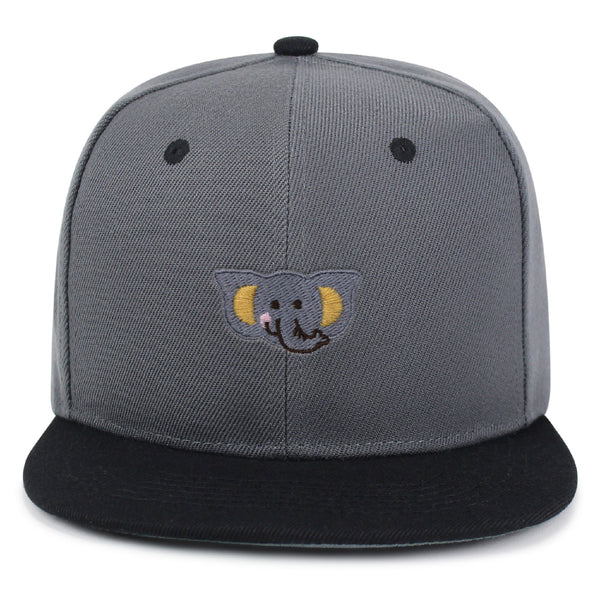 Elephant Snapback Hat Embroidered Hip-Hop Baseball Cap Zoo