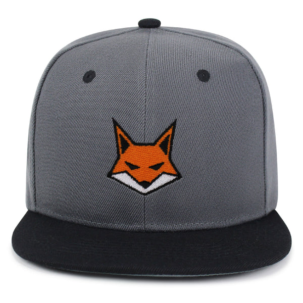 Fox Face Snapback Hat Embroidered Hip-Hop Baseball Cap Wild Animal