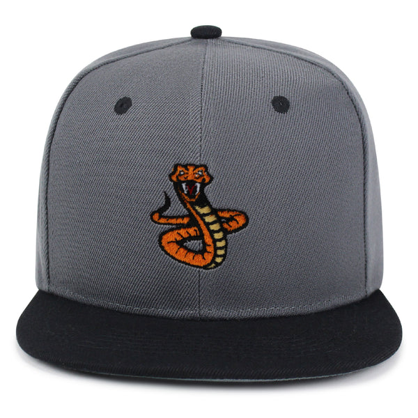 Rattlesnake Snapback Hat Embroidered Hip-Hop Baseball Cap Snake