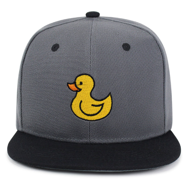 Duck Snapback Hat Embroidered Hip-Hop Baseball Cap Rubberduck Toy