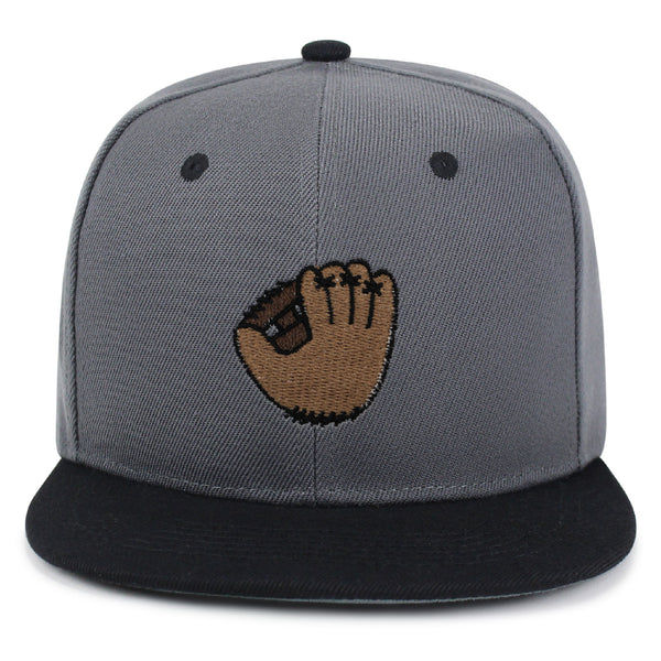 Baseball Glove Snapback Hat Embroidered Hip-Hop Baseball Cap Baseball Game Sports Fan