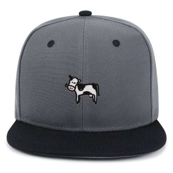 Cow  Snapback Hat Embroidered Hip-Hop Baseball Cap Cute