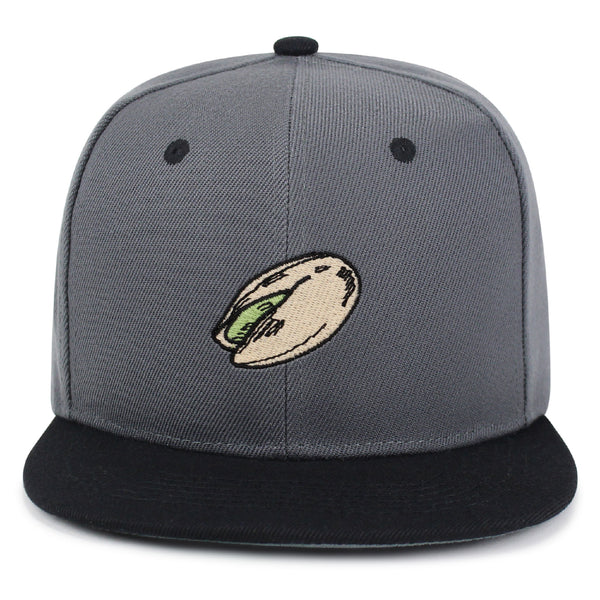 Pistachio Snapback Hat Embroidered Hip-Hop Baseball Cap Nut Funny