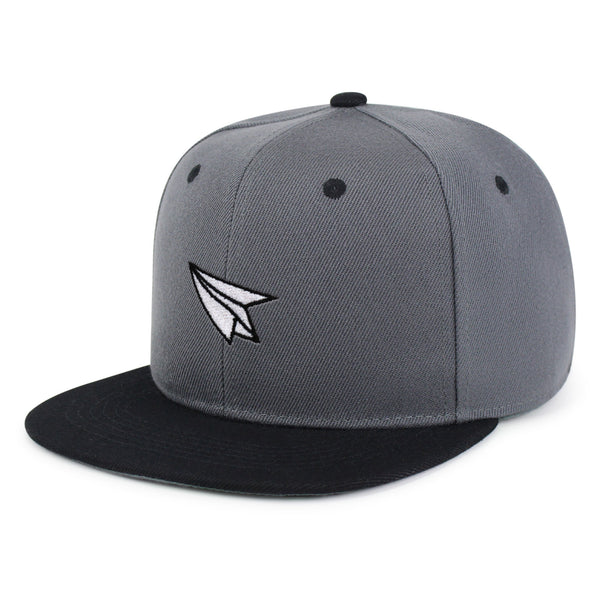 Paper Airplane Snapback Hat Embroidered Hip-Hop Baseball Cap Plane Sky