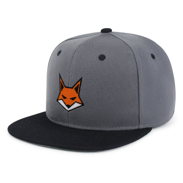 Fox Face Snapback Hat Embroidered Hip-Hop Baseball Cap Wild Animal