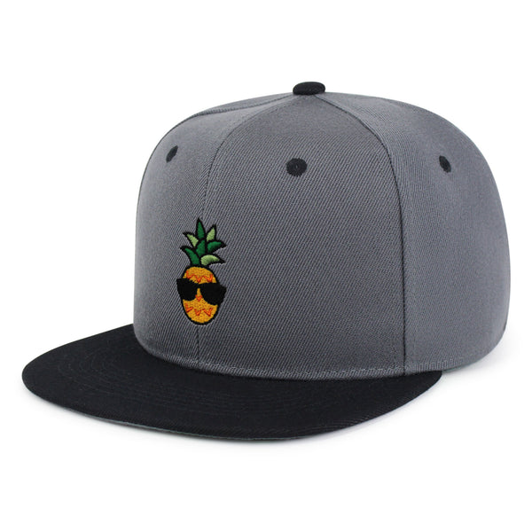 Pineapple Man Snapback Hat Embroidered Hip-Hop Baseball Cap Sunglasses