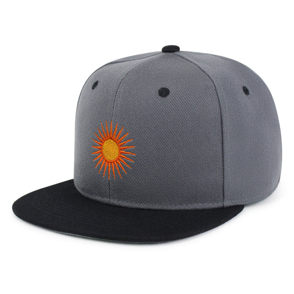 Sun Snapback Hat Embroidered Hip-Hop Baseball Cap Sunny Summer