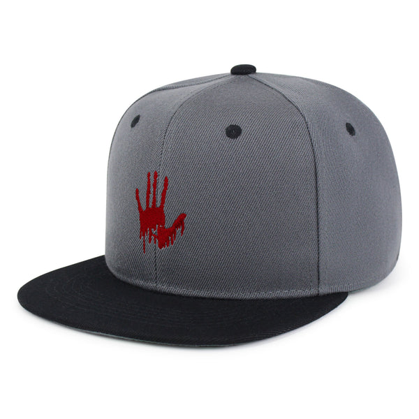 Bloody Hand Snapback Hat Embroidered Hip-Hop Baseball Cap Horror