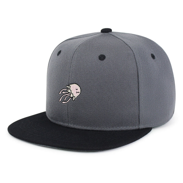 Jellyfish Snapback Hat Embroidered Hip-Hop Baseball Cap Fish Nature