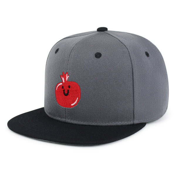 Pomegranate Snapback Hat Embroidered Hip-Hop Baseball Cap Fruit Grenade