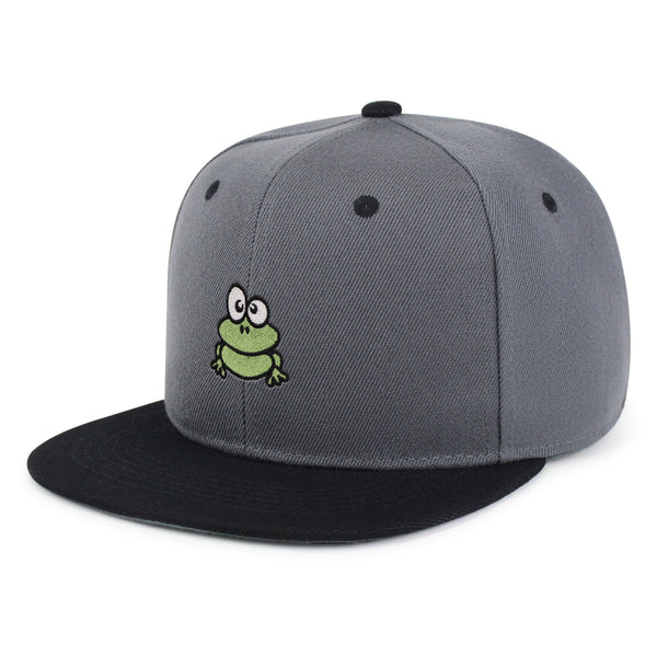 Frog  Snapback Hat Embroidered Hip-Hop Baseball Cap Green