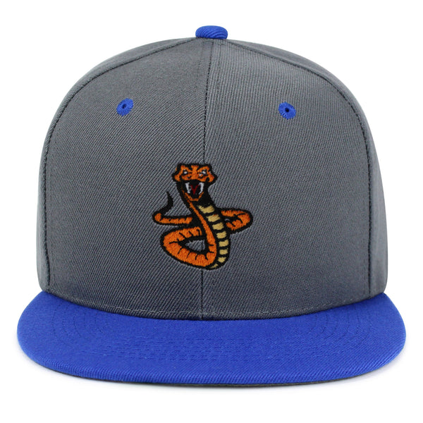 Rattlesnake Snapback Hat Embroidered Hip-Hop Baseball Cap Snake