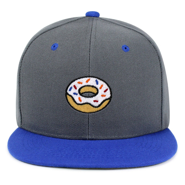 Donut Snapback Hat Embroidered Hip-Hop Baseball Cap Doughtnut Snack