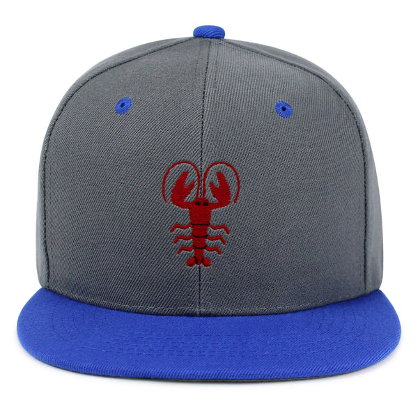 Lobster Snapback Hat Embroidered Hip-Hop Baseball Cap Shellfish Foodie
