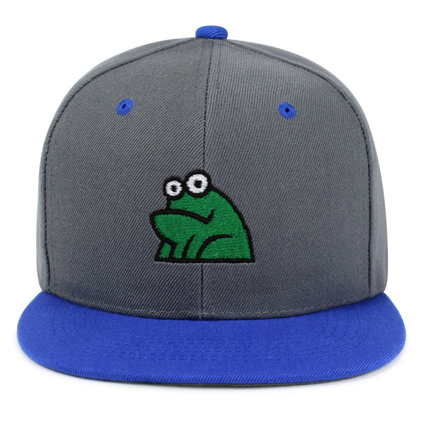 Frog Snapback Hat Embroidered Hip-Hop Baseball Cap Funny