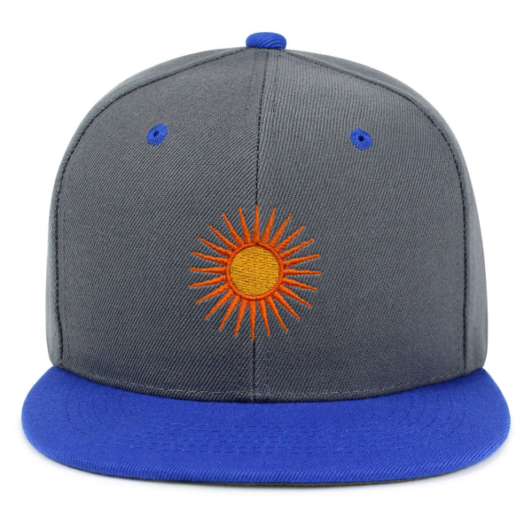 Sun Snapback Hat Embroidered Hip-Hop Baseball Cap Sunny Summer