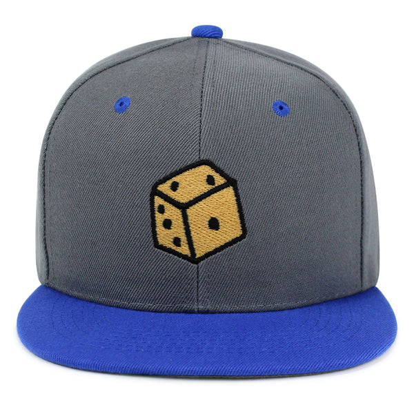 Dice Snapback Hat Embroidered Hip-Hop Baseball Cap Cute Board Game