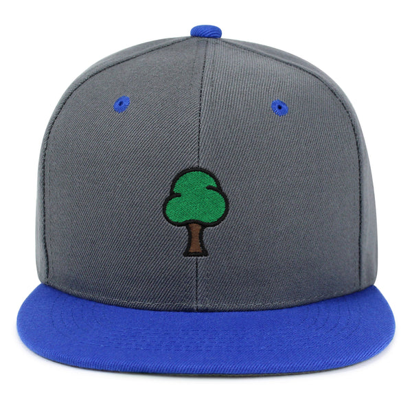 Tree  Snapback Hat Embroidered Hip-Hop Baseball Cap Green