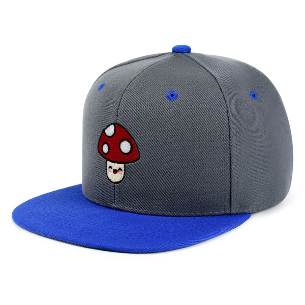 Mushroom Snapback Hat Embroidered Hip-Hop Baseball Cap Vegetable