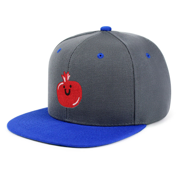 Pomegranate Snapback Hat Embroidered Hip-Hop Baseball Cap Fruit Grenade