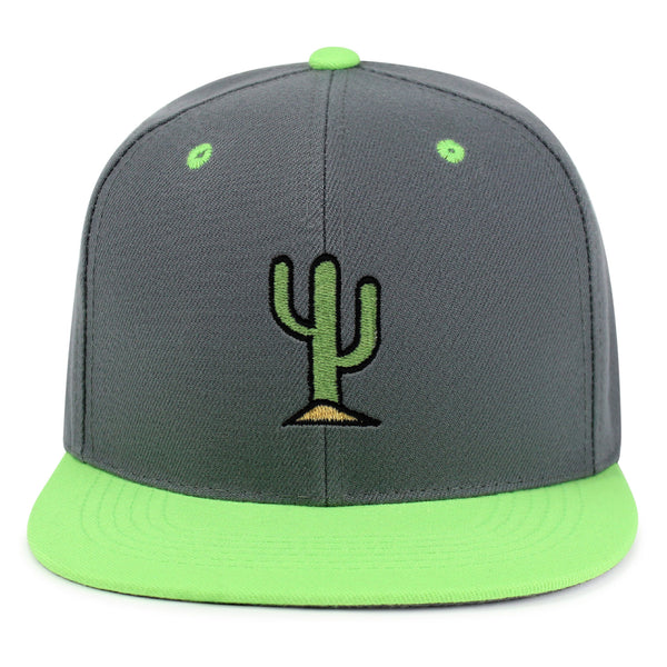 Cactus Snapback Hat Embroidered Hip-Hop Baseball Cap Desert Hot