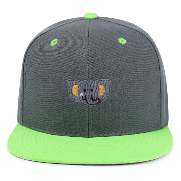 Elephant Snapback Hat Embroidered Hip-Hop Baseball Cap Zoo