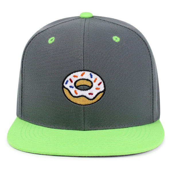 Donut Snapback Hat Embroidered Hip-Hop Baseball Cap Doughtnut Snack