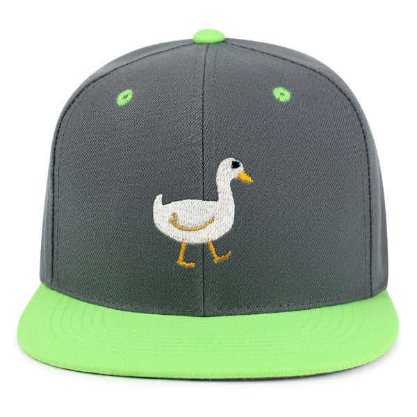 Duck Snapback Hat Embroidered Hip-Hop Baseball Cap Bird Lake