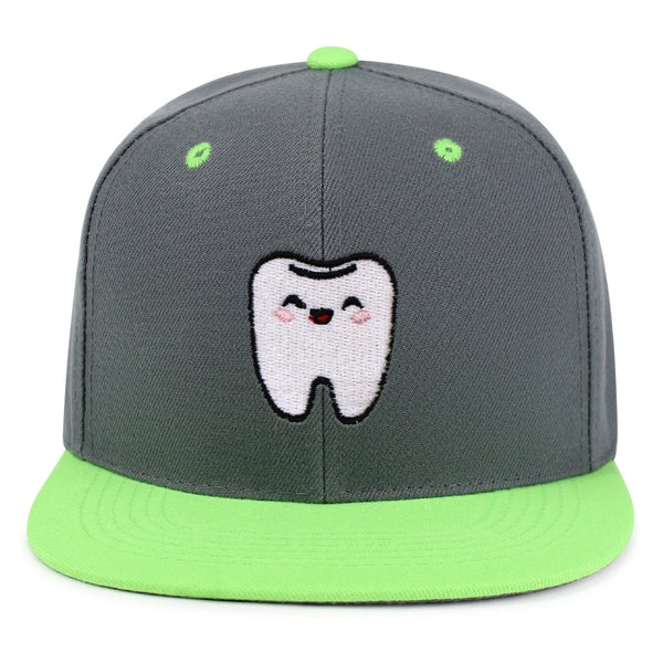 Tooth Snapback Hat Embroidered Hip-Hop Baseball Cap Dentist Dental