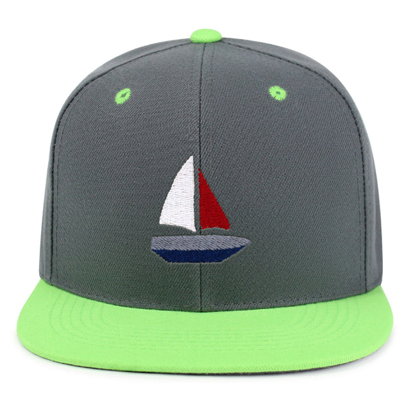 Cute Boat Snapback Hat Embroidered Hip-Hop Baseball Cap Sailor Ocean