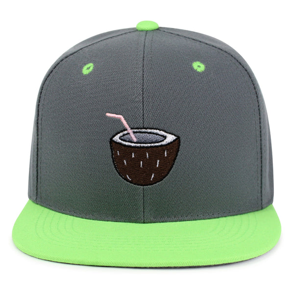 Coconut Snapback Hat Embroidered Hip-Hop Baseball Cap Juice Tree