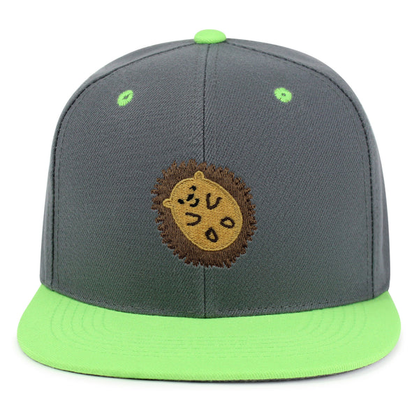 Hedgehog Snapback Hat Embroidered Hip-Hop Baseball Cap Animal Cute