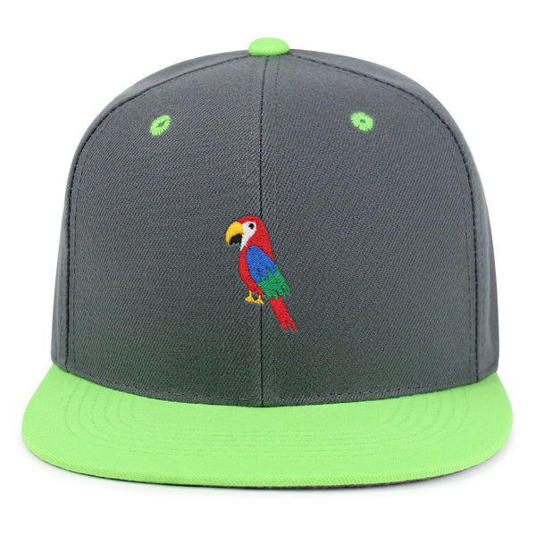 Parrot Snapback Hat Embroidered Hip-Hop Baseball Cap Bird Animal