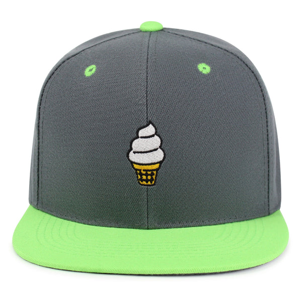 Ice cream Cone Snapback Hat Embroidered Hip-Hop Baseball Cap Cute