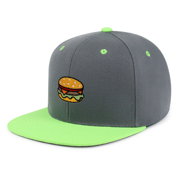 Hamburger Snapback Hat Embroidered Hip-Hop Baseball Cap Fast Food