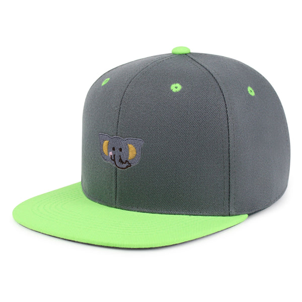 Elephant Snapback Hat Embroidered Hip-Hop Baseball Cap Zoo