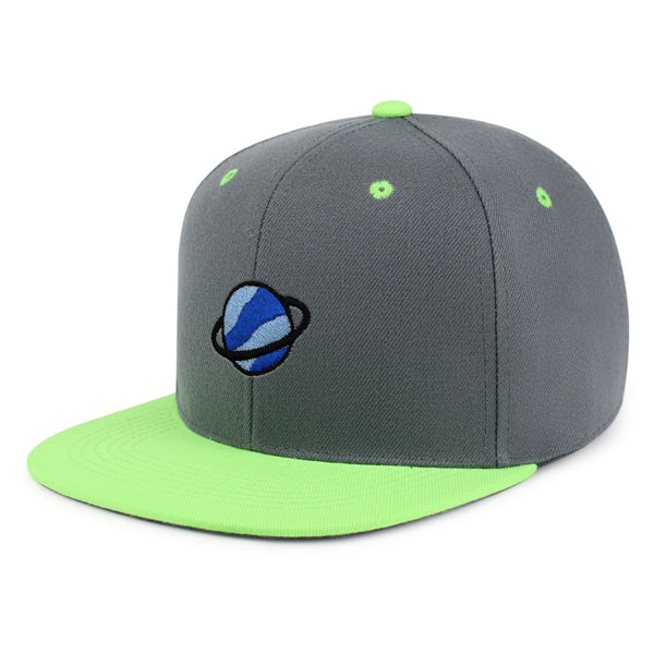 Planet Snapback Hat Embroidered Hip-Hop Baseball Cap Space