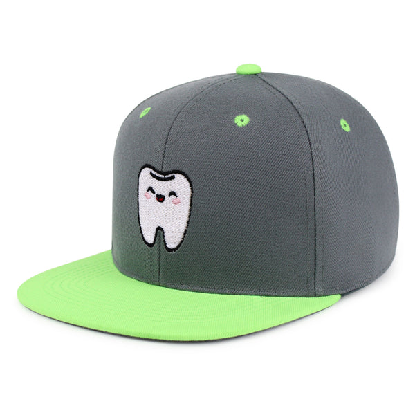 Tooth Snapback Hat Embroidered Hip-Hop Baseball Cap Dentist Dental