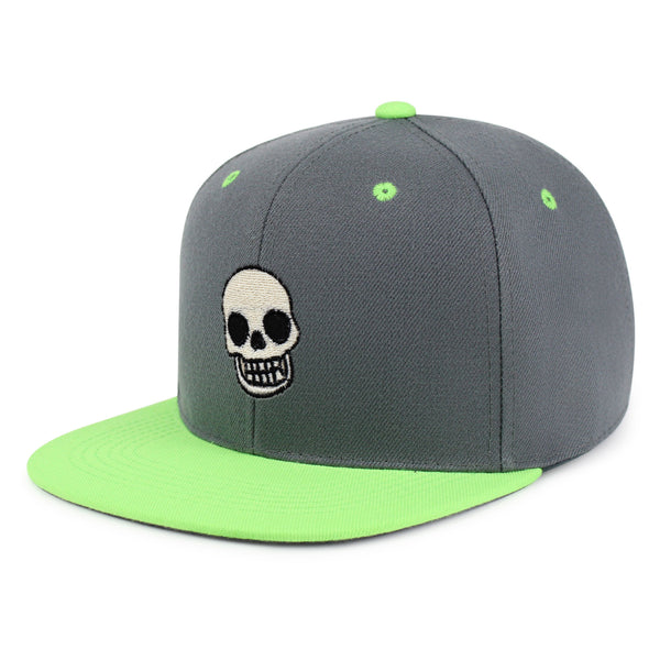 Skull Snapback Hat Embroidered Hip-Hop Baseball Cap Girly Halloween