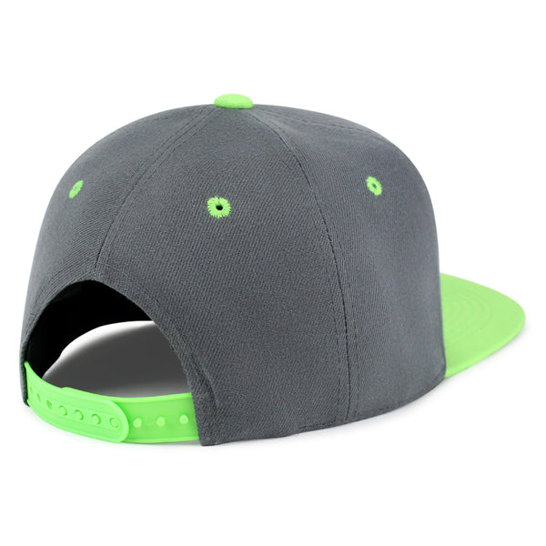 Spinach Leaf  Snapback Hat Embroidered Hip-Hop Baseball Cap Captain