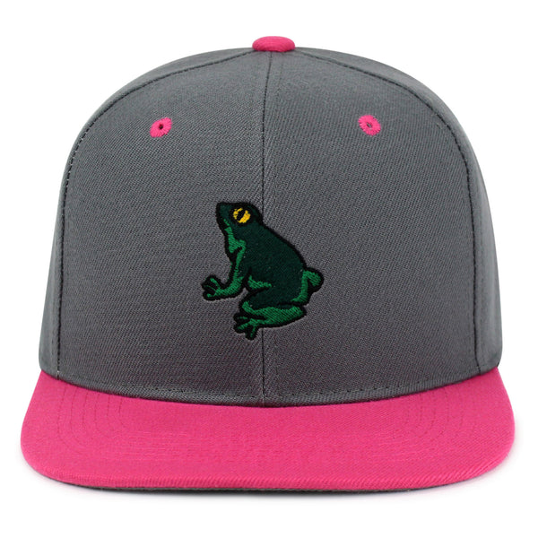 Frog Snapback Hat Embroidered Hip-Hop Baseball Cap Pond