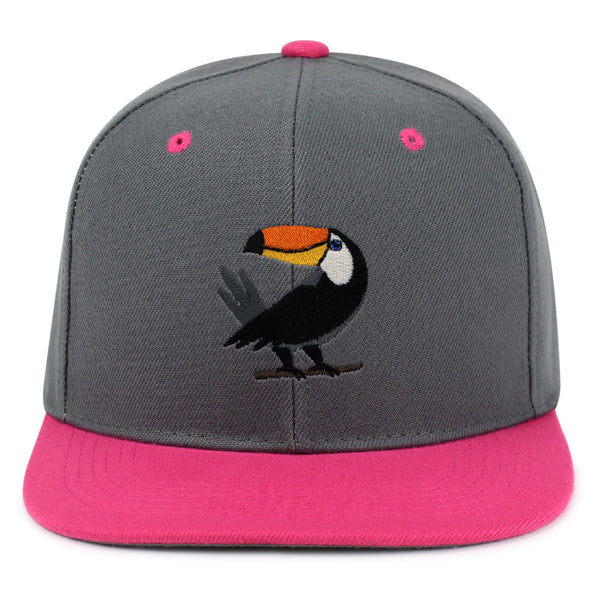 Toucan Snapback Hat Embroidered Hip-Hop Baseball Cap Bird Zoo