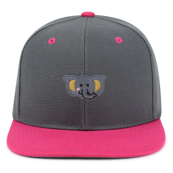 Elephant Snapback Hat Embroidered Hip-Hop Baseball Cap Zoo