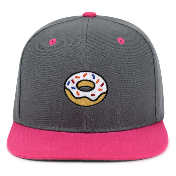 Donut Snapback Hat Embroidered Hip-Hop Baseball Cap Doughtnut Snack