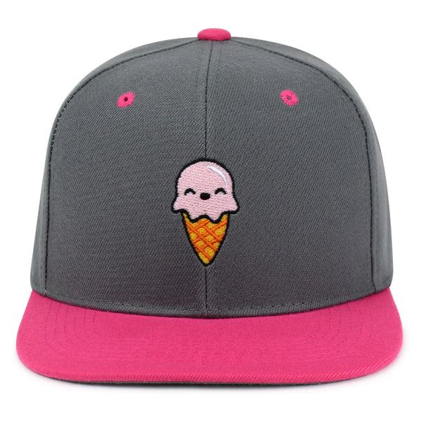 Ice Cream Snapback Hat Embroidered Hip-Hop Baseball Cap Summer