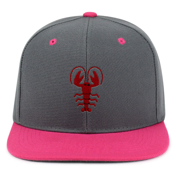 Lobster Snapback Hat Embroidered Hip-Hop Baseball Cap Shellfish Foodie