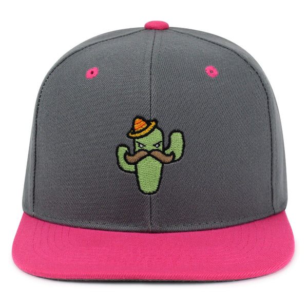 Cactus Snapback Hat Embroidered Hip-Hop Baseball Cap Cowboy Mexican American